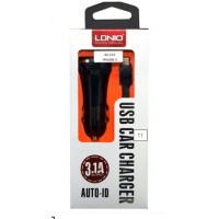 AUTO PUNJAČ 2 U 1 LDNIO DL-C23 2xUSB(3.1 A) IOS (IPHONE 5,6,7,SE,8,X,11,12,13)